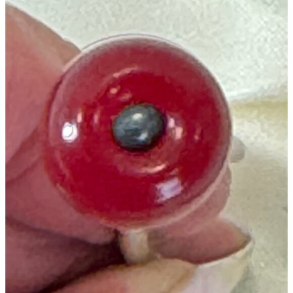 Art Deco Red Cherry Bakelite Muddler Stirrer Cocktail Spoons Set of 8 England - Picture 8 of 15